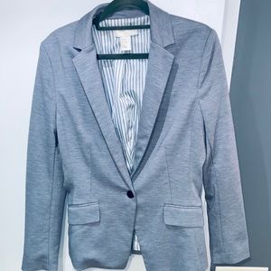Grey suit corporate wear